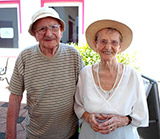 Bewohner des Seniorenzentrums in Ehra